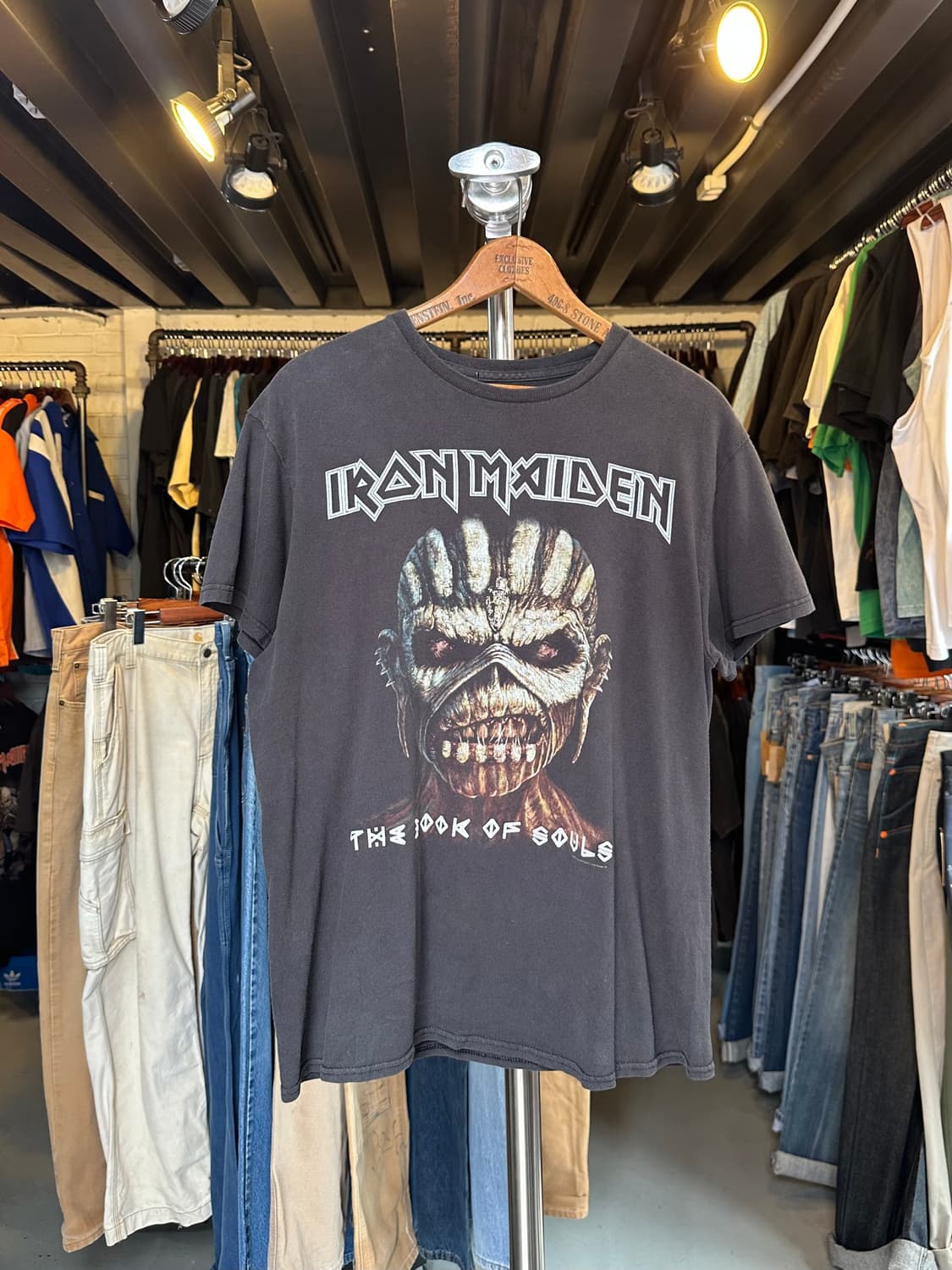 아이언 메이든 락밴드 프린팅 티셔츠 상품이미지1