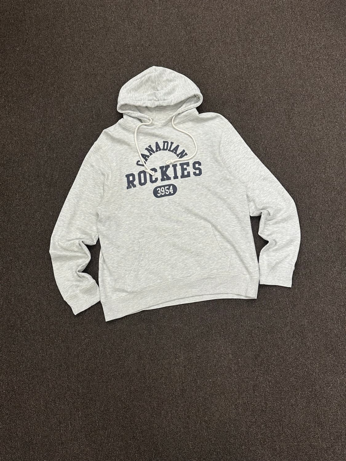 XL)Japanese vintage 헤더 그레이 프린팅 후디 상품이미지1