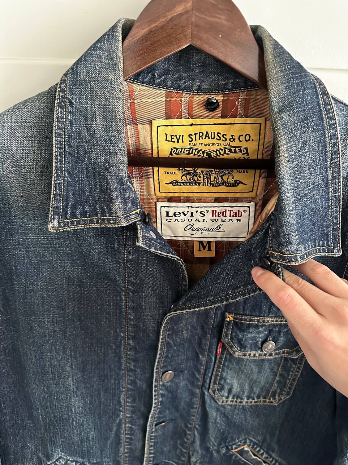 리바이스 레드탭 데님 커버 올 자켓  상품이미지3
