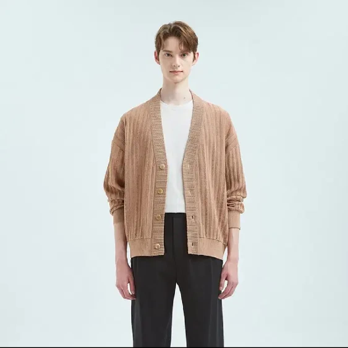 [거의 새것] 타임옴므 크로셰 가디건 100 상품이미지1