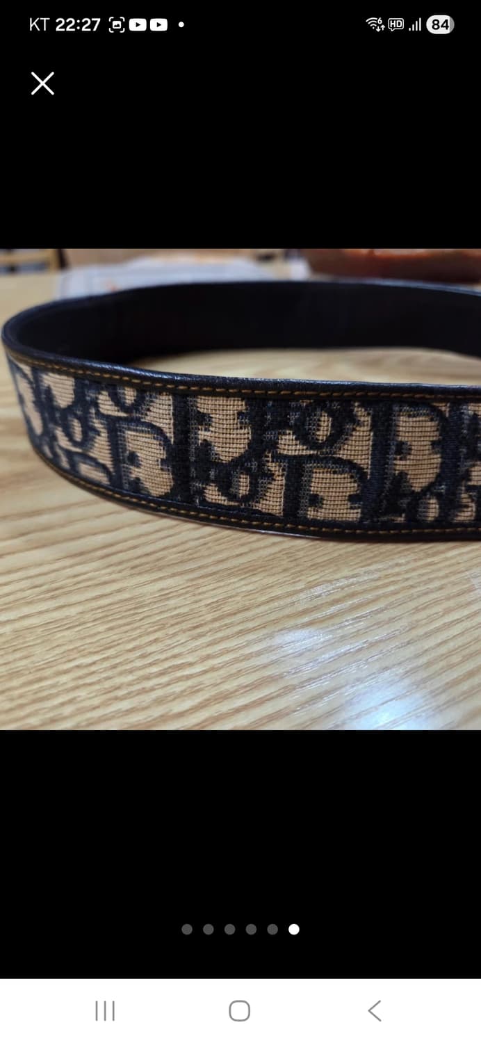 디올 오블리크 벨트 남.녀.공용 상품이미지3