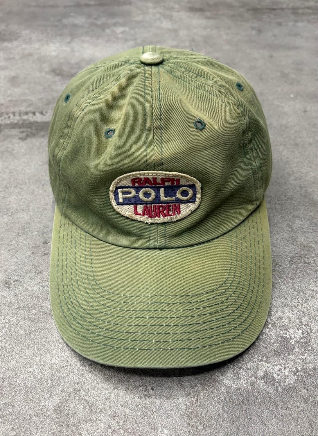 90s 폴로 랄프로렌 그린 볼캡 상품이미지1