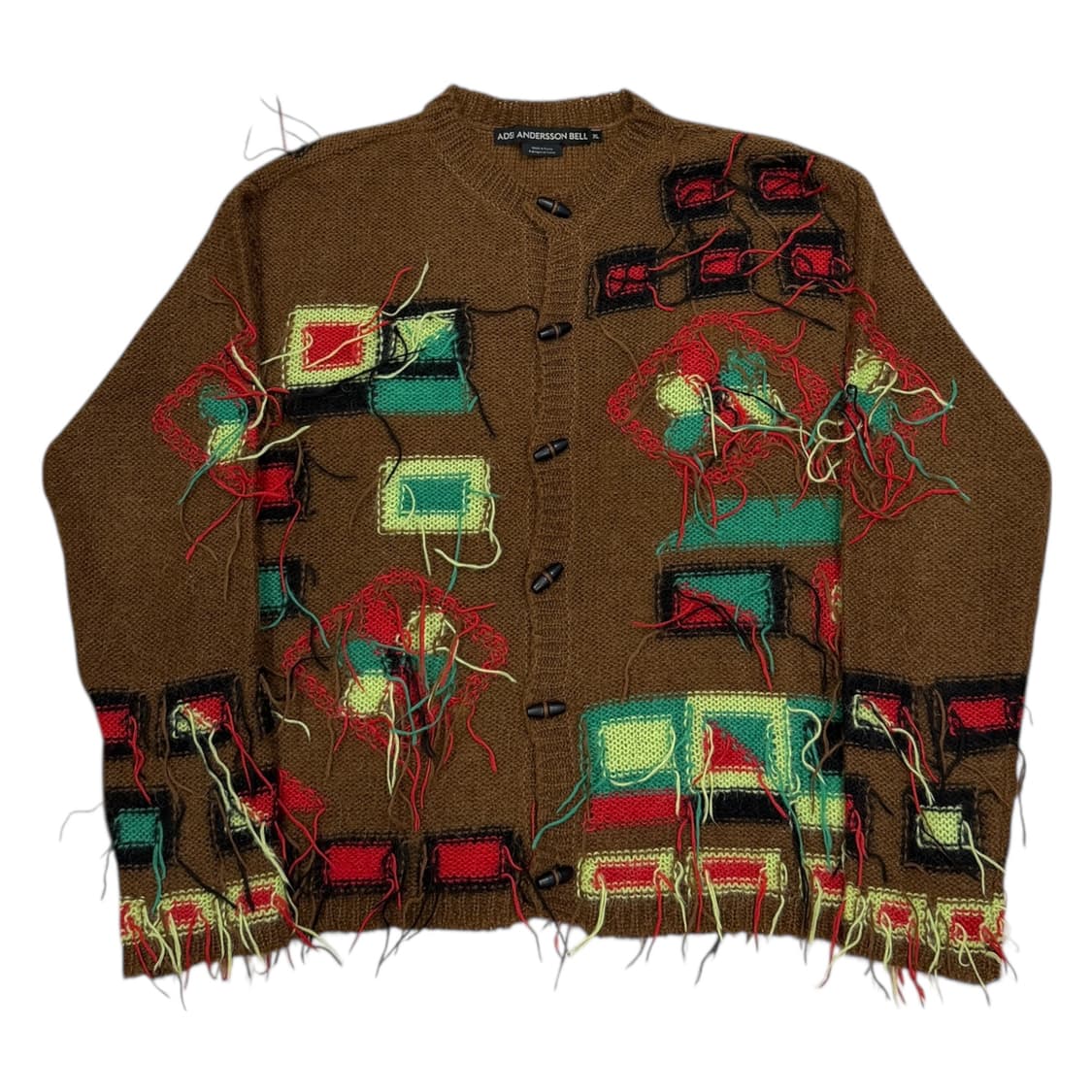 앤더슨벨 빌리지 안타르시아 스웨터 가디건 브라운 XL 상품이미지1