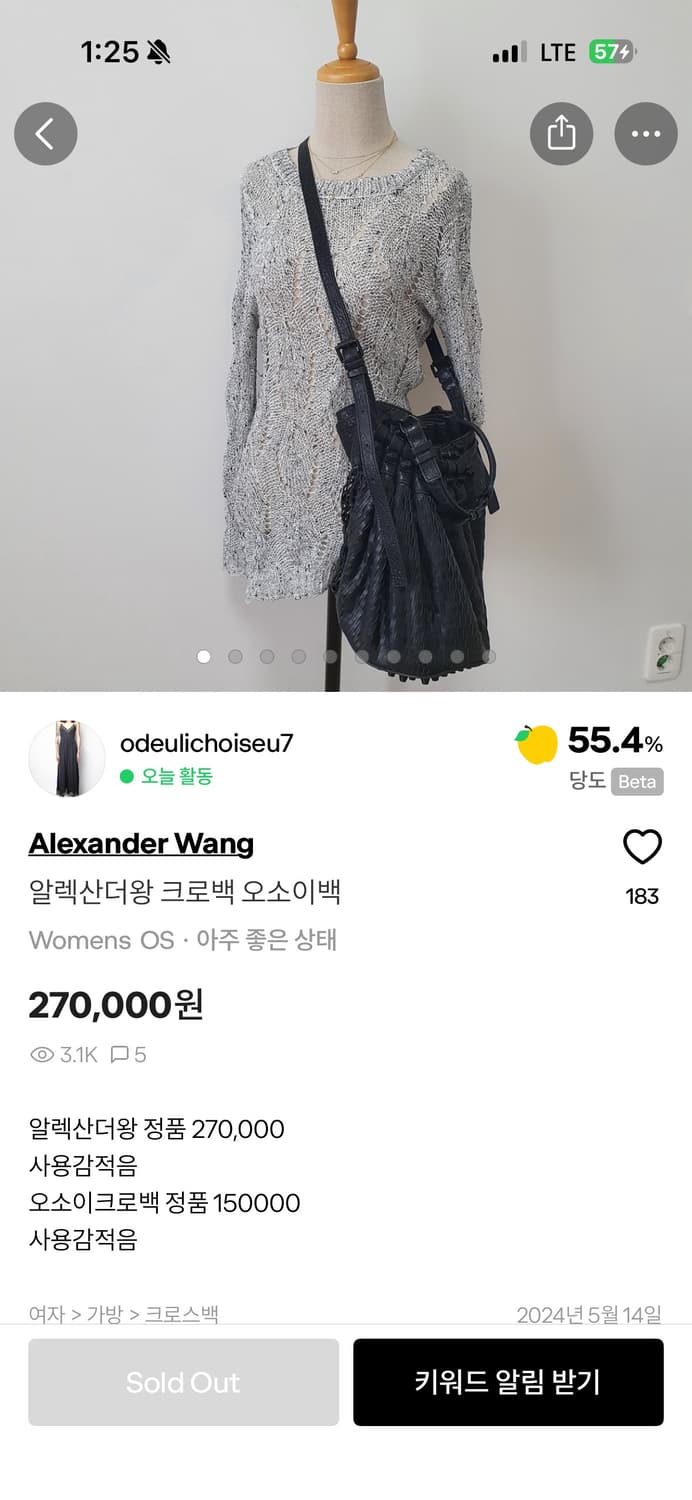 알렉산더왕 가방 상품이미지3