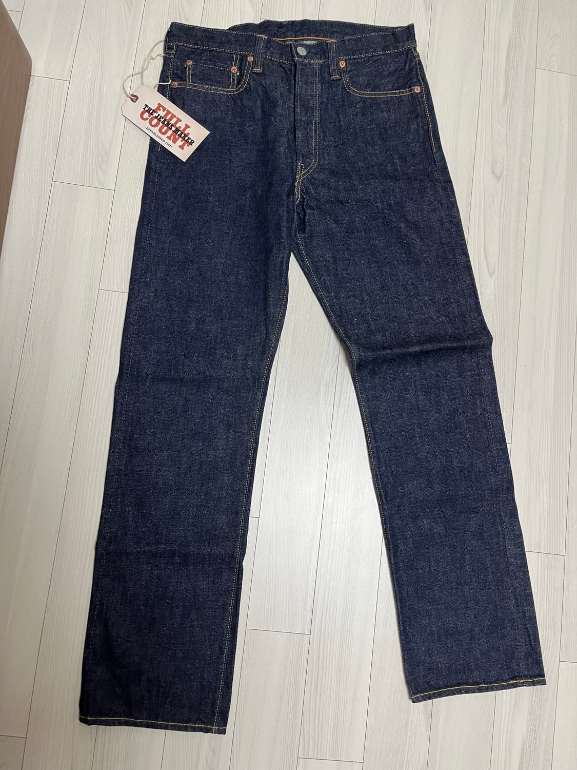 풀카운트 1108W 원워시드 인디고 셀비지 데님 32/32 상품이미지3