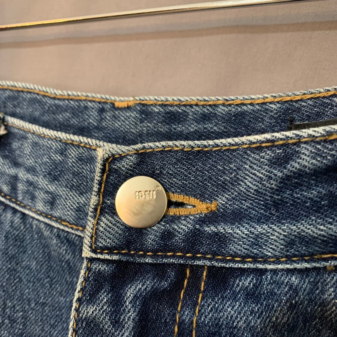 L 더 아이덴티티 프로젝트 플리츠 워싱 와이드 데님팬츠 청바지 상품이미지6