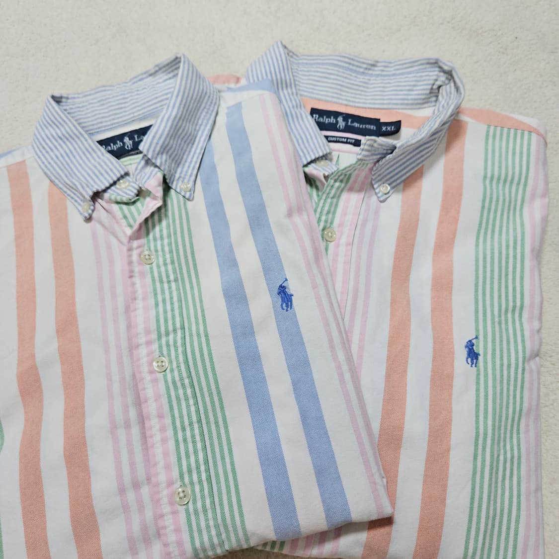 폴로 랄프로렌 멀티 스트라이프 셔츠 2XL 급처 상품이미지8