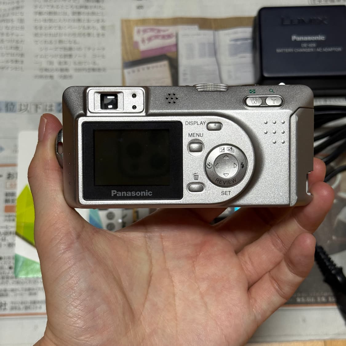 풀구성 파나소닉 LUMIX DMC-F1 파나소닉루믹스 실버디카 빈티지디카 상품이미지4