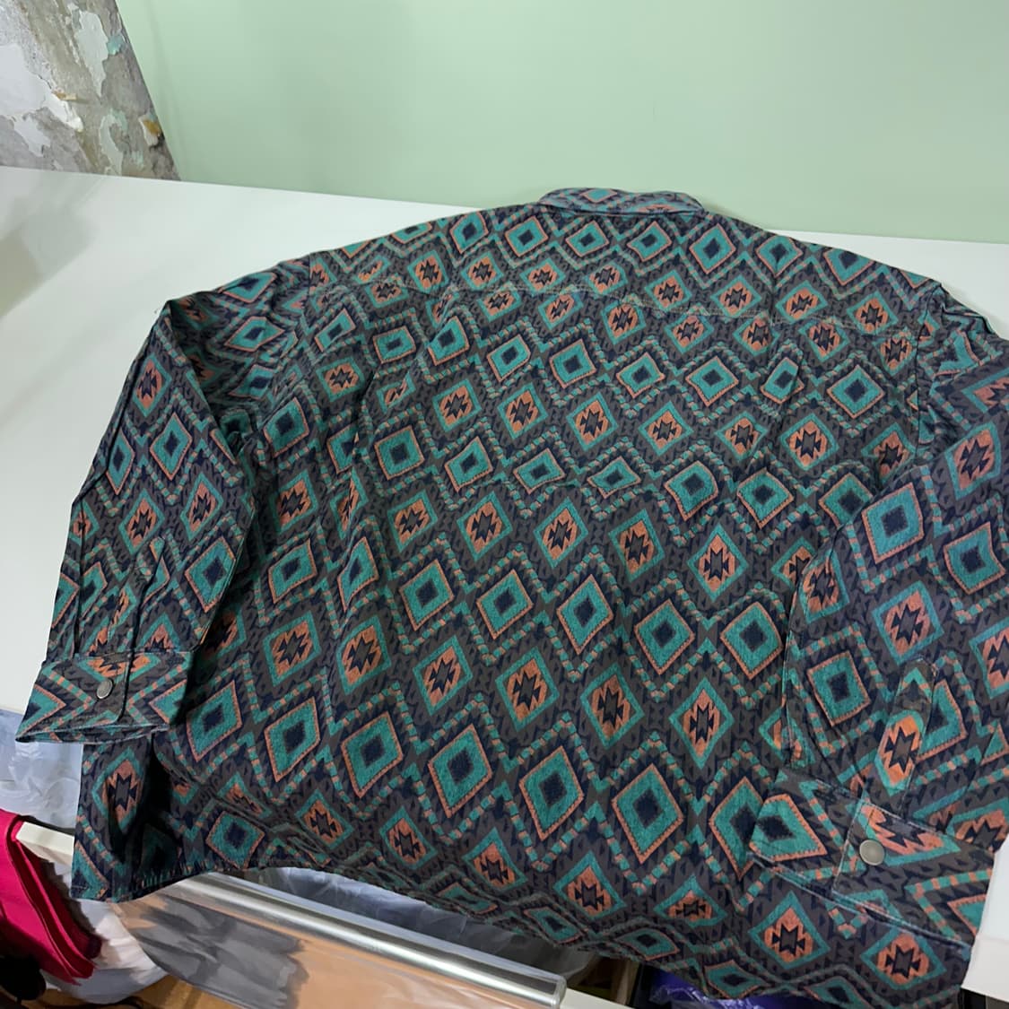 105 이반 IVAN 클래식핏 나바호 오르테가 투포켓 워크셔츠 상품이미지5