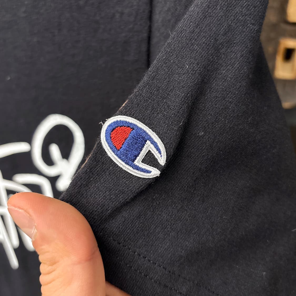 00s 챔피온 어센틱 라인 그래피티 아트그래픽 티셔츠 N1262 상품이미지6