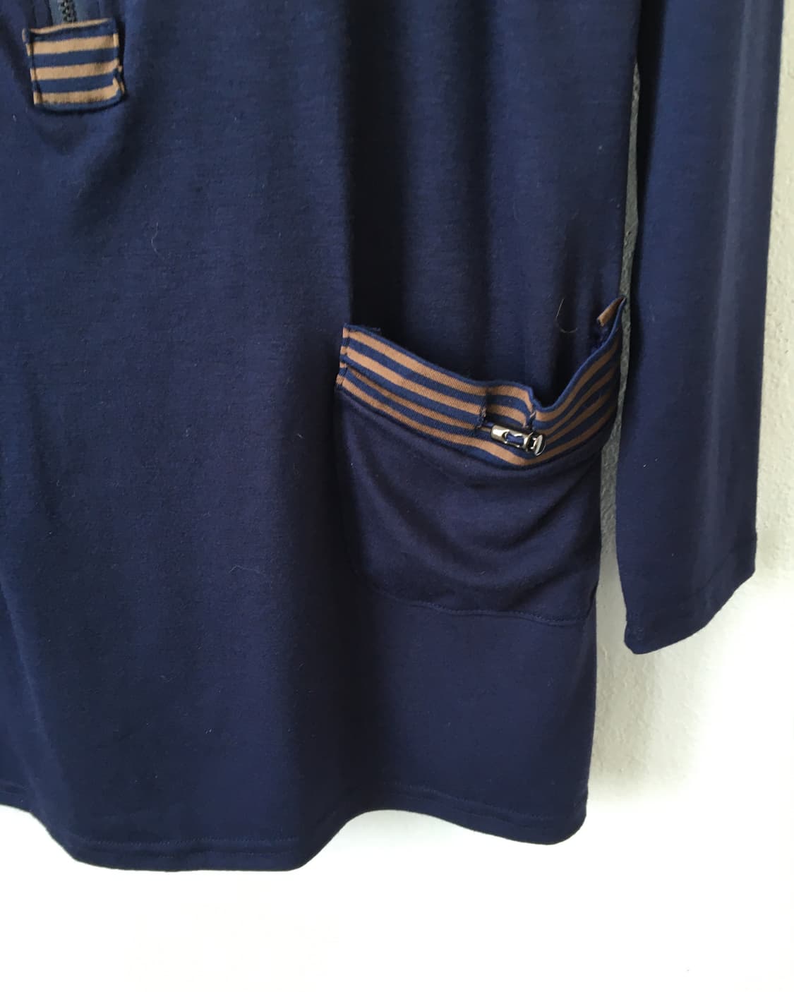Layered point high neck sleeve 상품이미지3