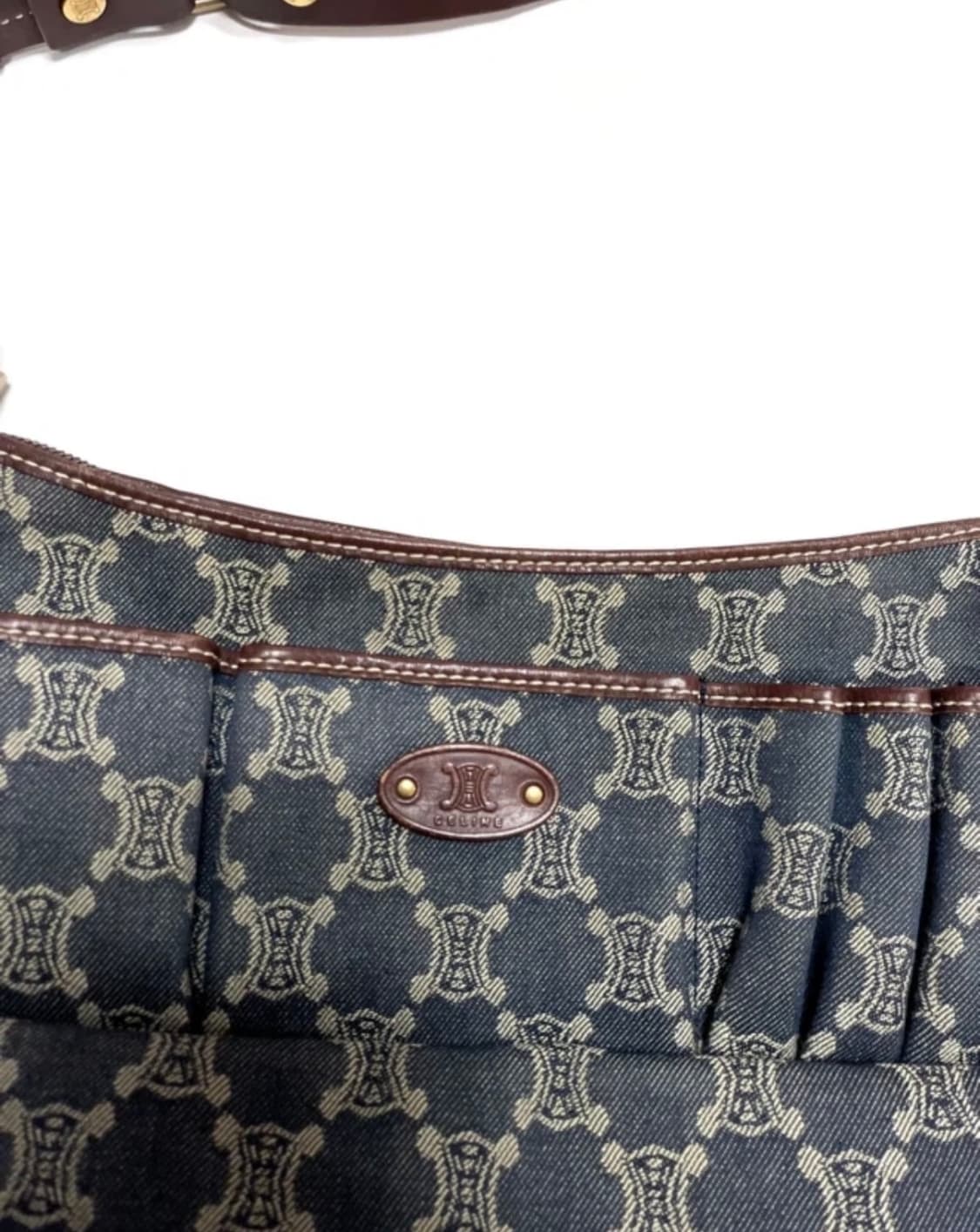 셀린느 블라종 데님 메신저백 상품이미지4