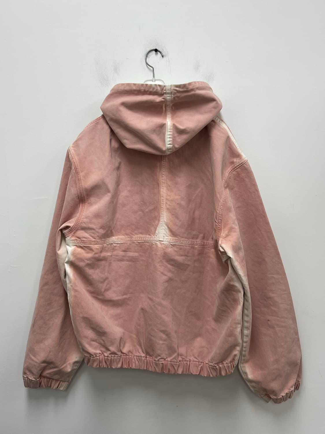 스투시 스프레이 다이 후드 워크자켓 핑크 XL 상품이미지2