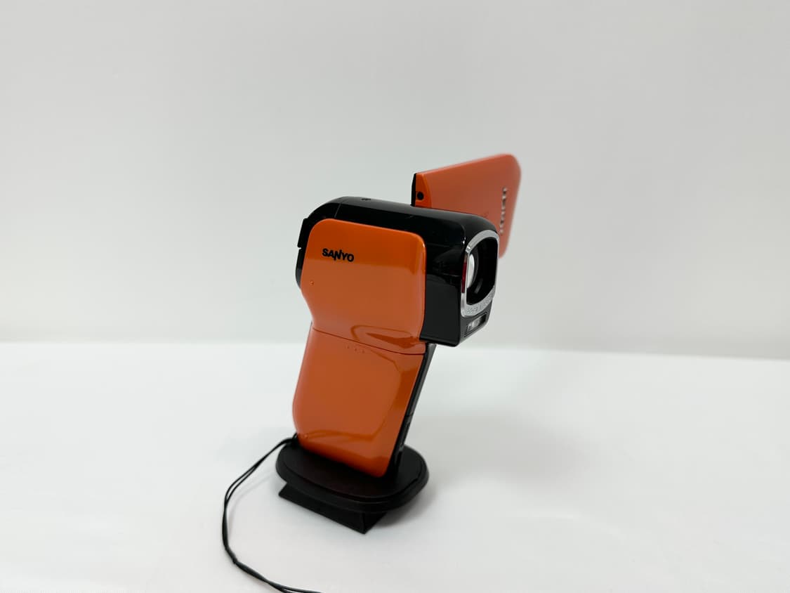산요 작티 빈티지 캠코더 10MEGA PIXEL 오렌지 상품이미지3
