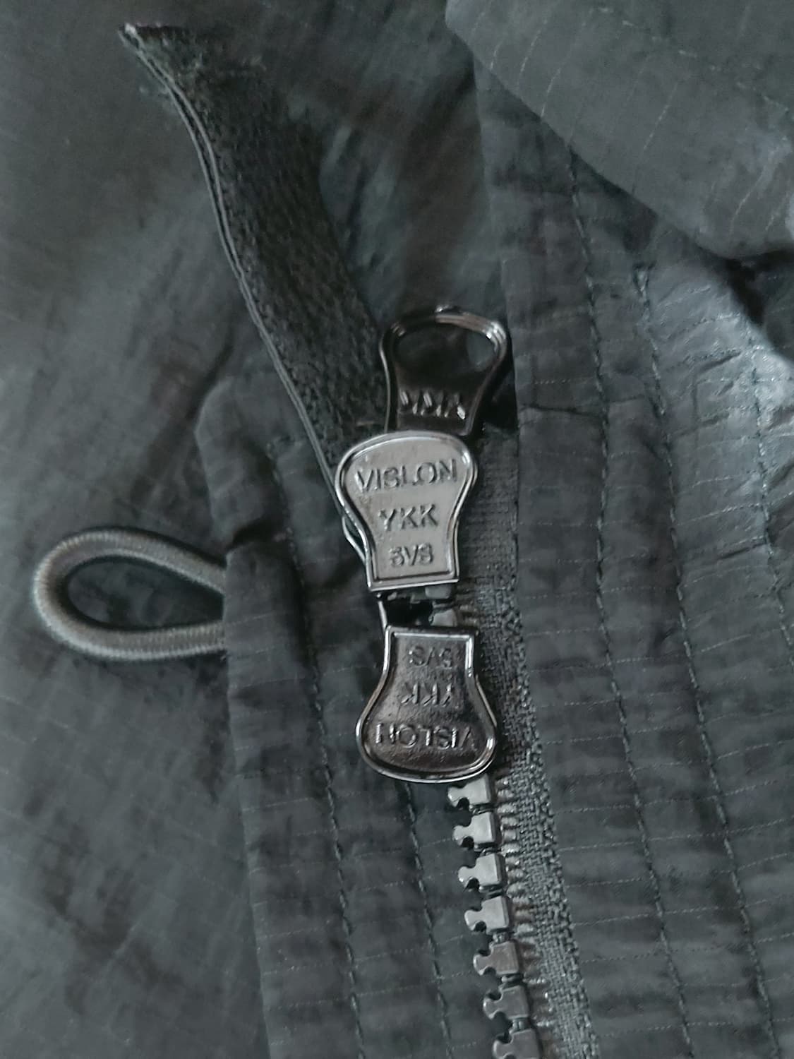 남성 얇은 홀겹 야상 바람막이 자켓 블랙(L) 상품이미지3