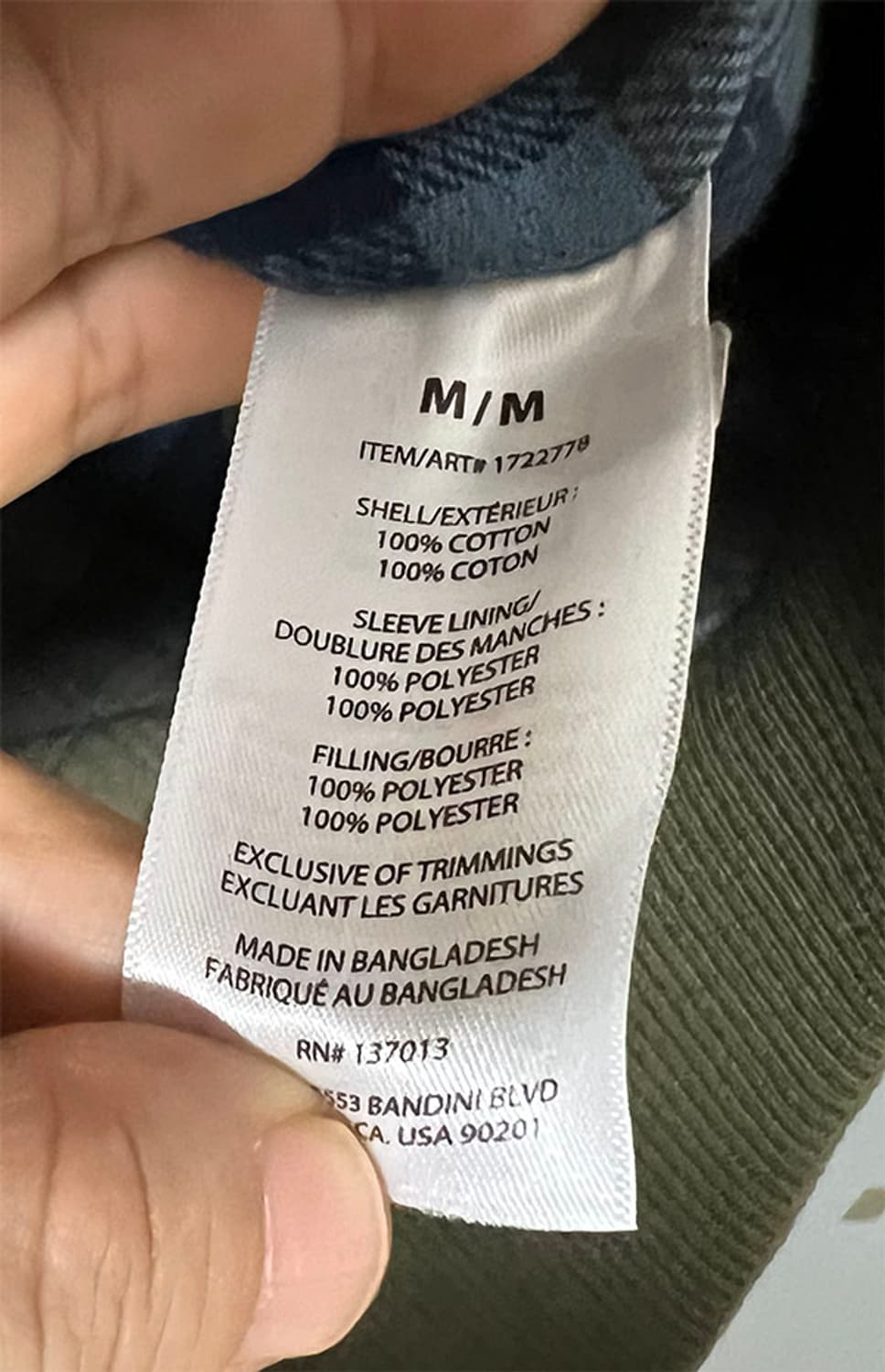 울리치 액티브 워크자켓 누빔 후드집업 오버핏 M 95 상품이미지5