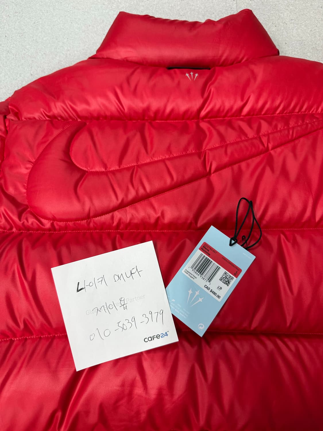 나이키 드레이크 녹타 패딩 레드 US L 상품이미지5