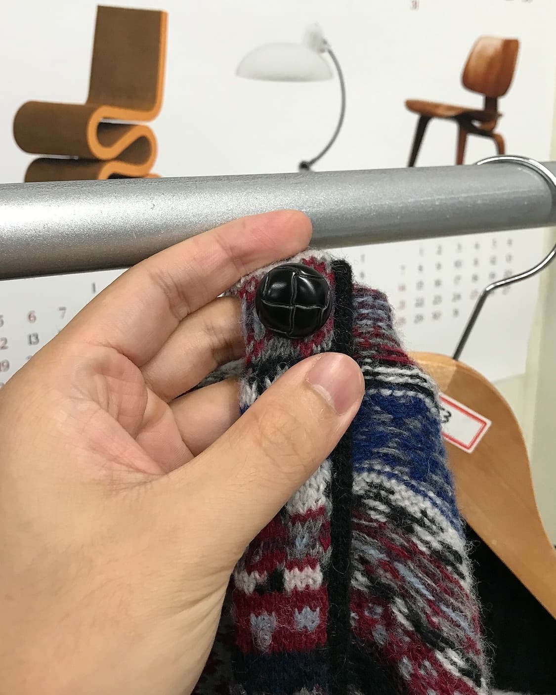 빔즈 페어아일 울 가디건 상품이미지3