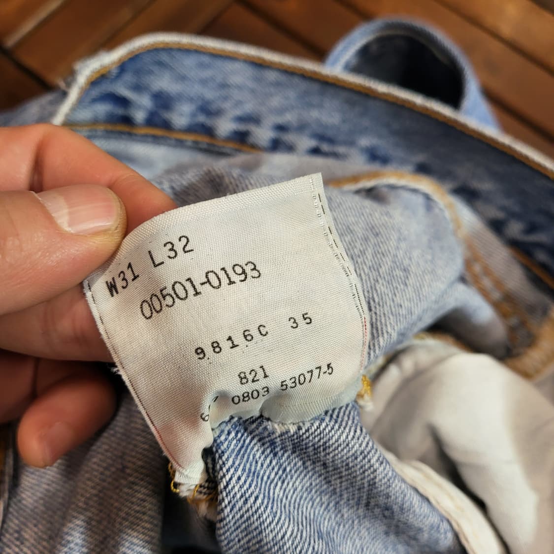 90s 리바이스 청바지 501 (31) 멕시코 상품이미지9