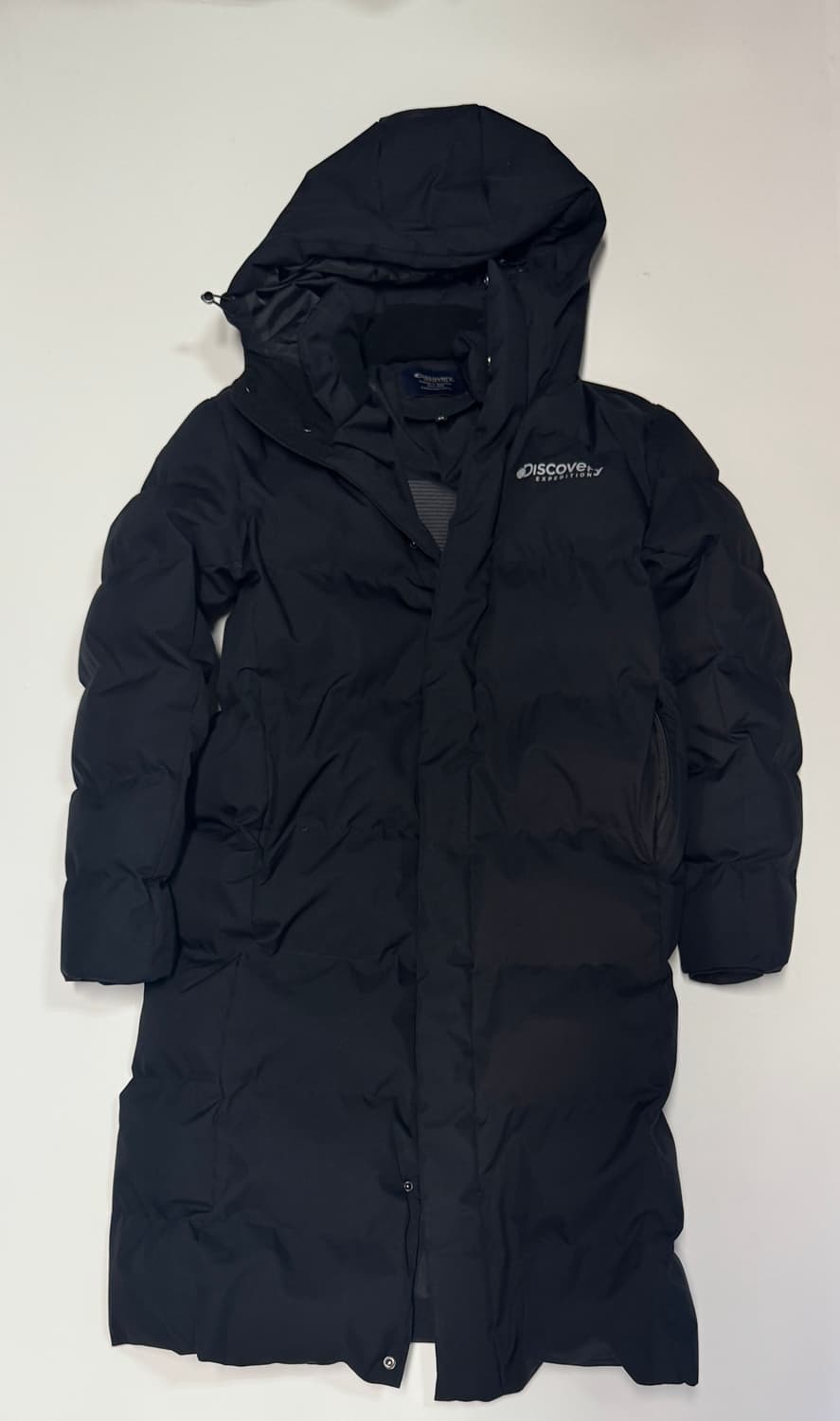디스커버리 23년도 최신 덕 다운 후드 롱패딩 상품이미지1