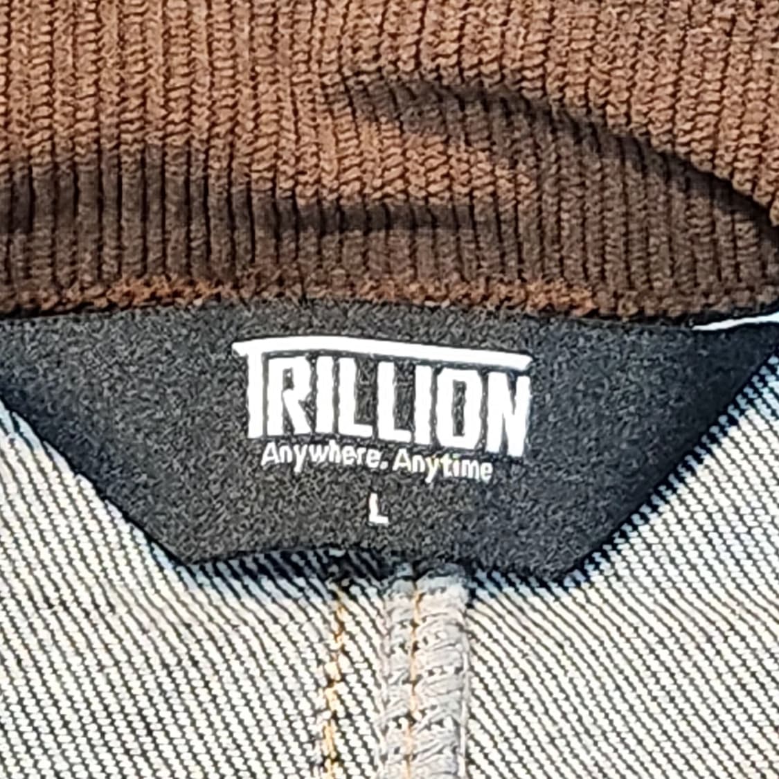 트릴리온 블랙 데님 코듀로이 자켓 (L) 상품이미지3