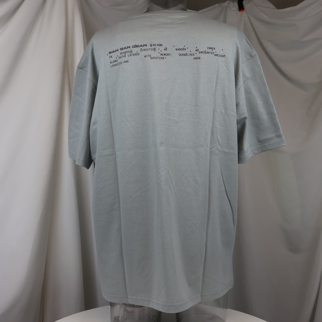 산산기어 로고 반팔 티셔츠 26SS 블랙 스카이블루 화이트 전사이즈 상품이미지5