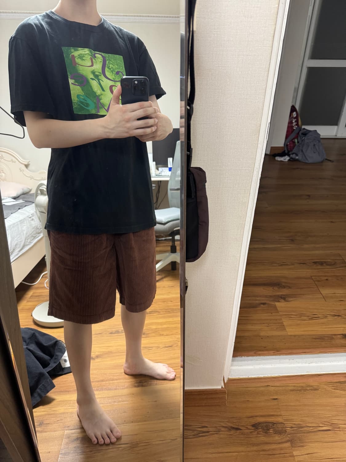 obey 오베이 코듀로이 숏팬츠 반바지 S 상품이미지5