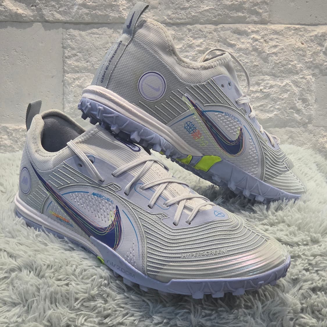 5q-2:나이키 머큐리얼 줌 풋살화 TF 화이트 (280mm)-거의새거 상품이미지4