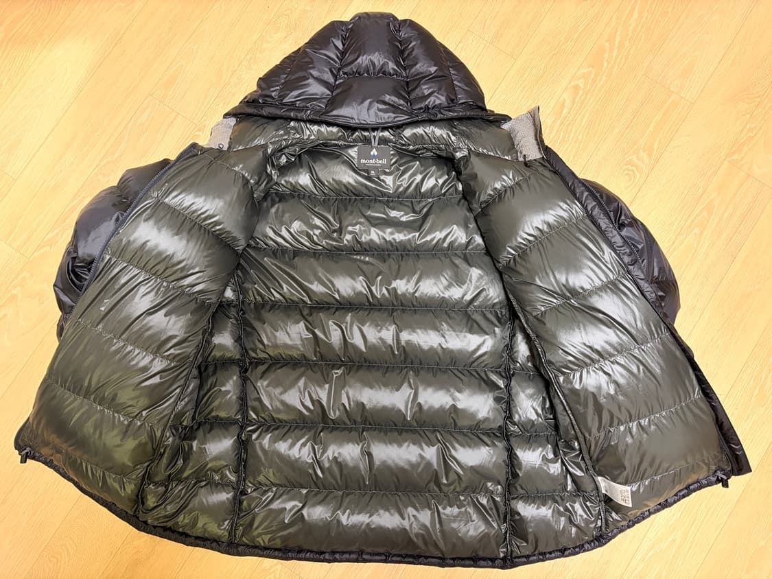 몽벨 알파인 800 다운 파카 패딩 블랙 XL 상품이미지3