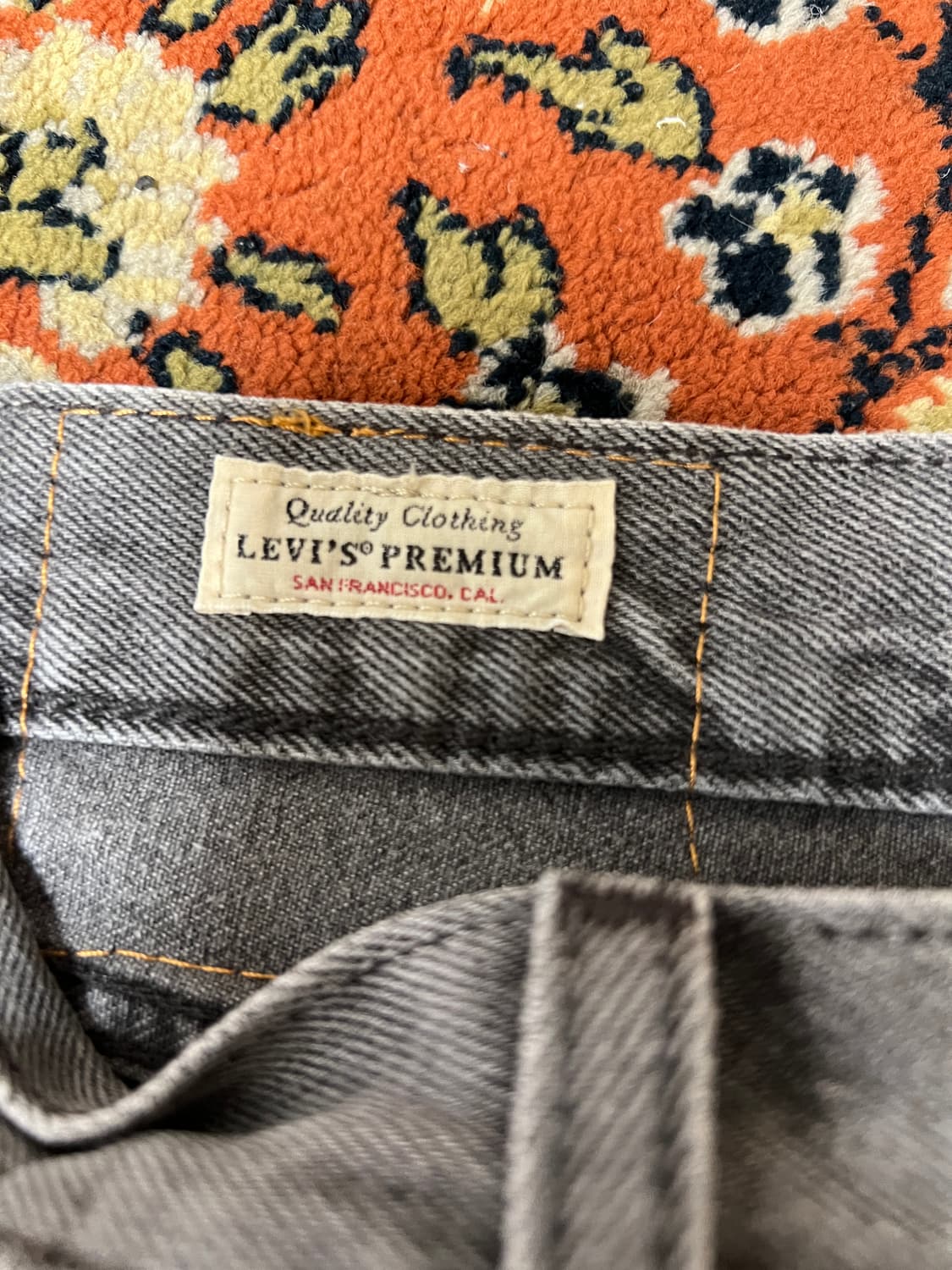 [32] 리바이스 501 빅E 프리미엄 그레이 데님팬츠 상품이미지3