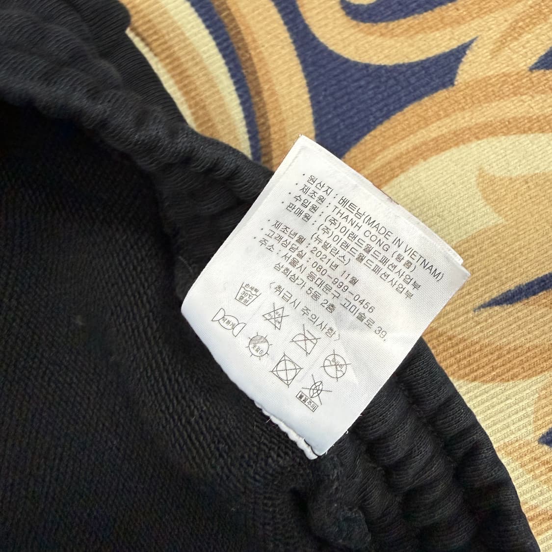 (M)뉴발란스 New balance 코튼 조거팬츠(블랙) 상품이미지3