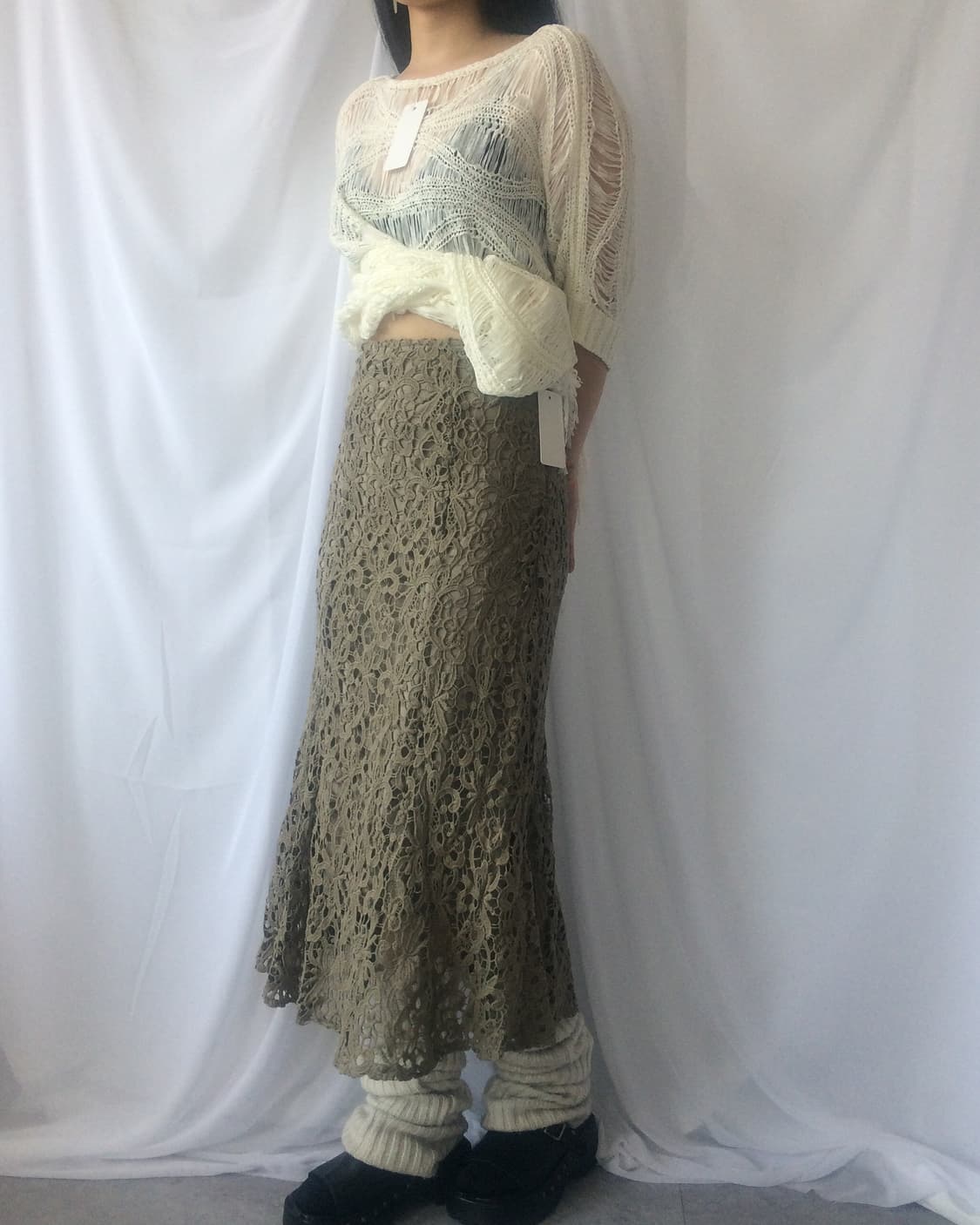 Crochet pattern long skirt 상품이미지5