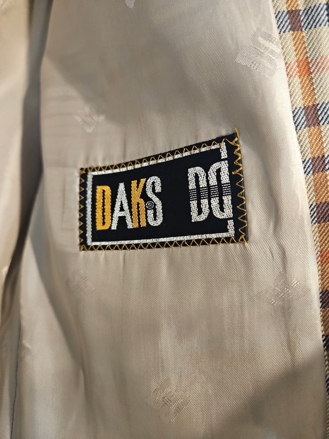 DAKS 닥스 체크 블레이저 100 상품이미지5