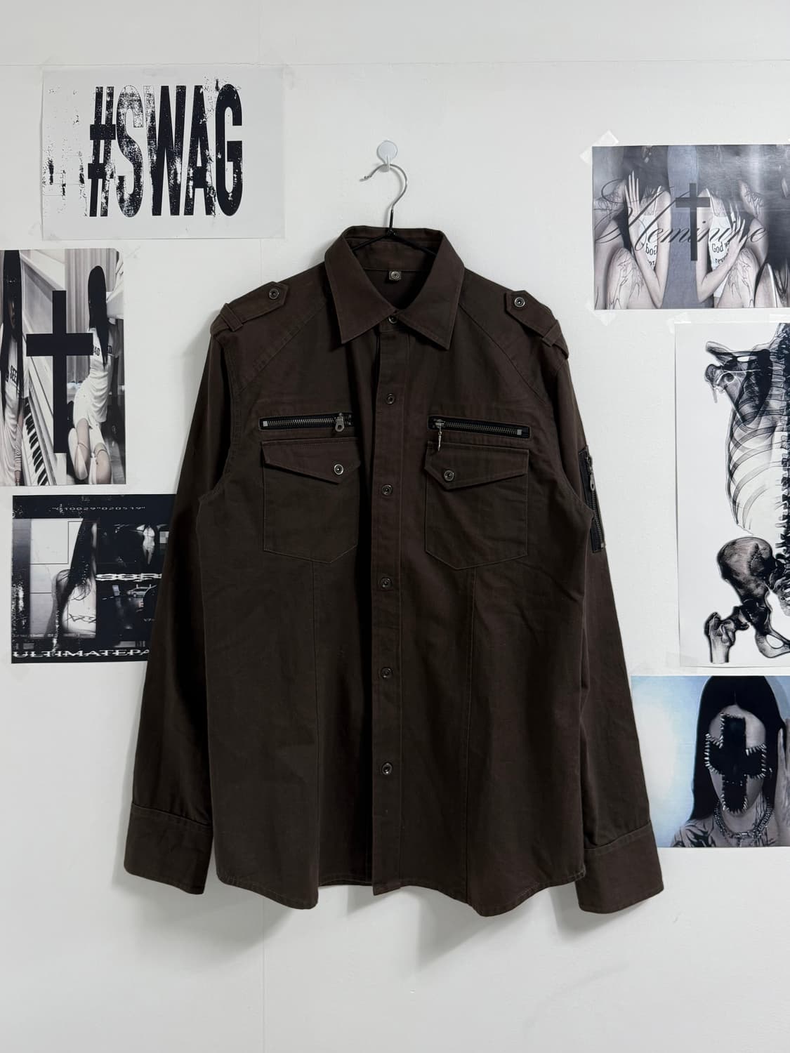 00s pocket detail shirts  상품이미지1