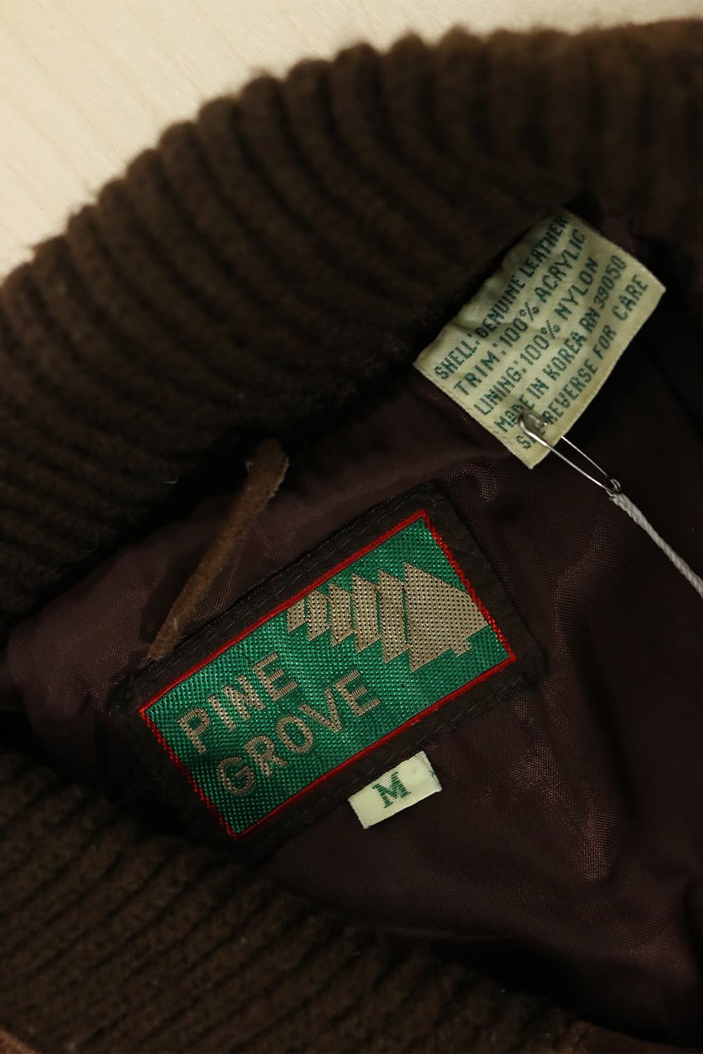 80s 빈티지 니트 스웨이드 집업 자켓 상품이미지7