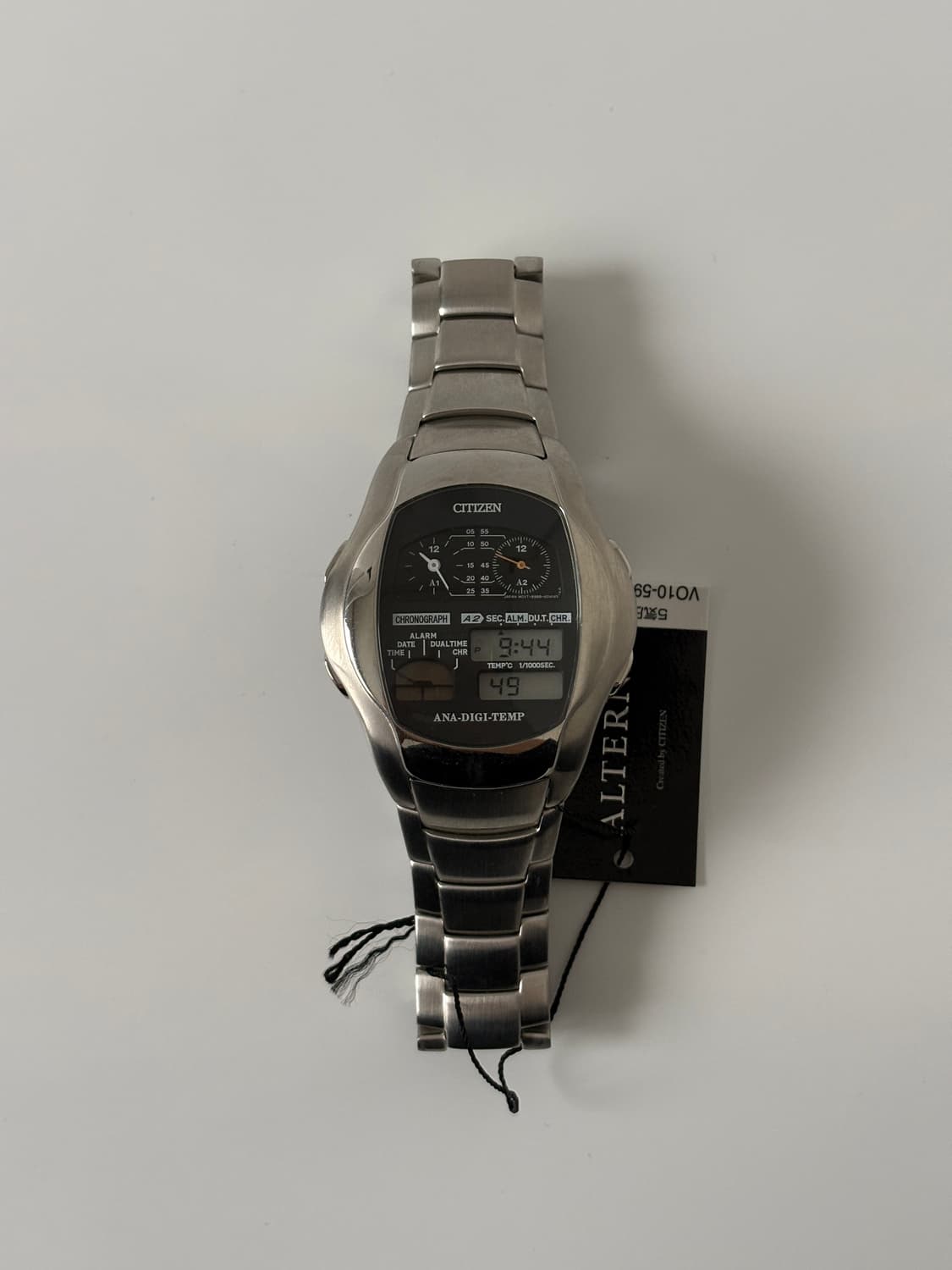 시티즌 2000년대 Oxy Alterna 아나디지템포 실버 쿼츠 남성 상품이미지4