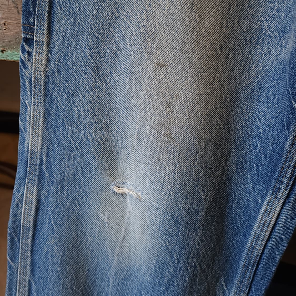 90s 칼하트 싱글니 카펜터 데님팬츠 칼하트 워크팬츠 USA 36x30 상품이미지6