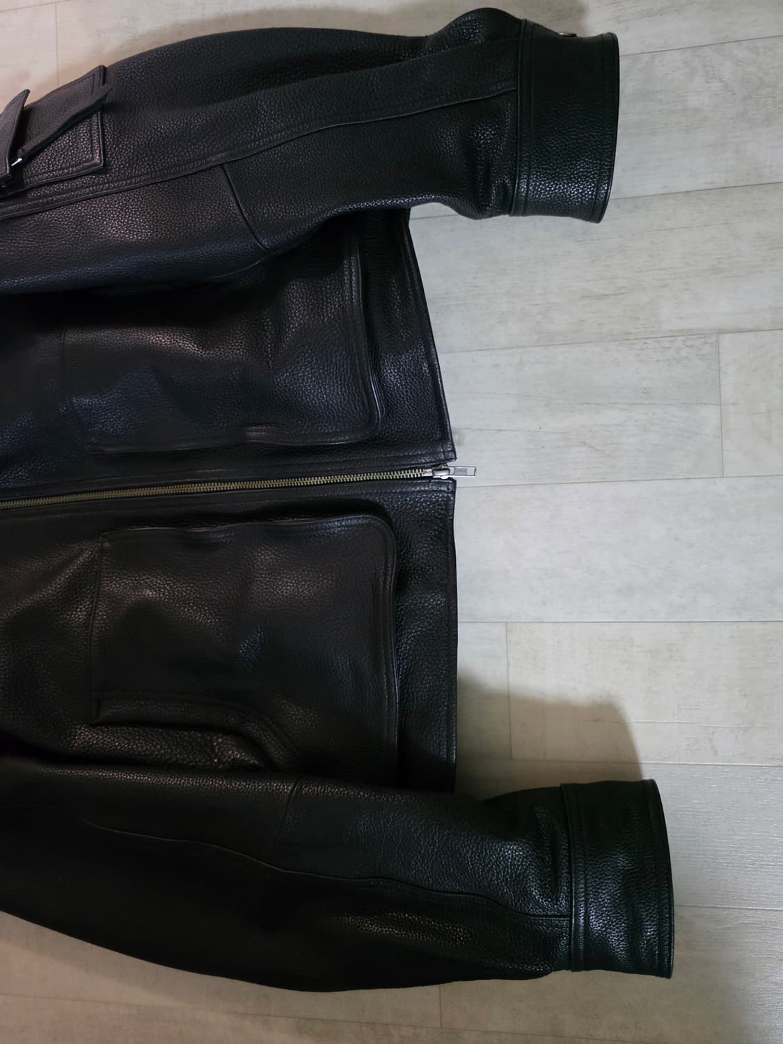 엘무드 데이비슨 카우하이드 레더 자켓 48 상품이미지5