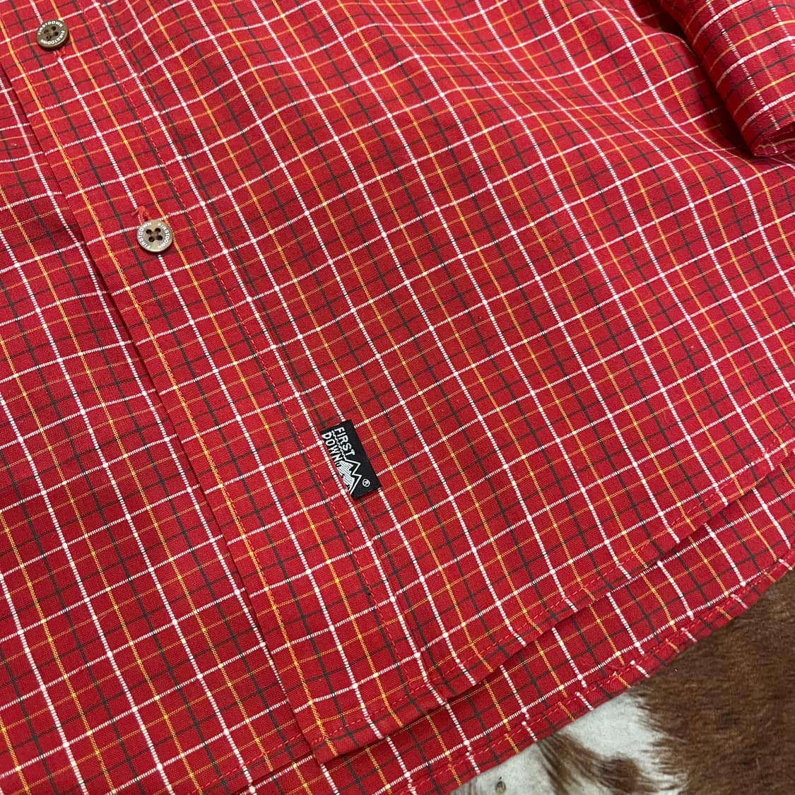 FIRST DOWN  USA 체크셔츠 상품이미지5