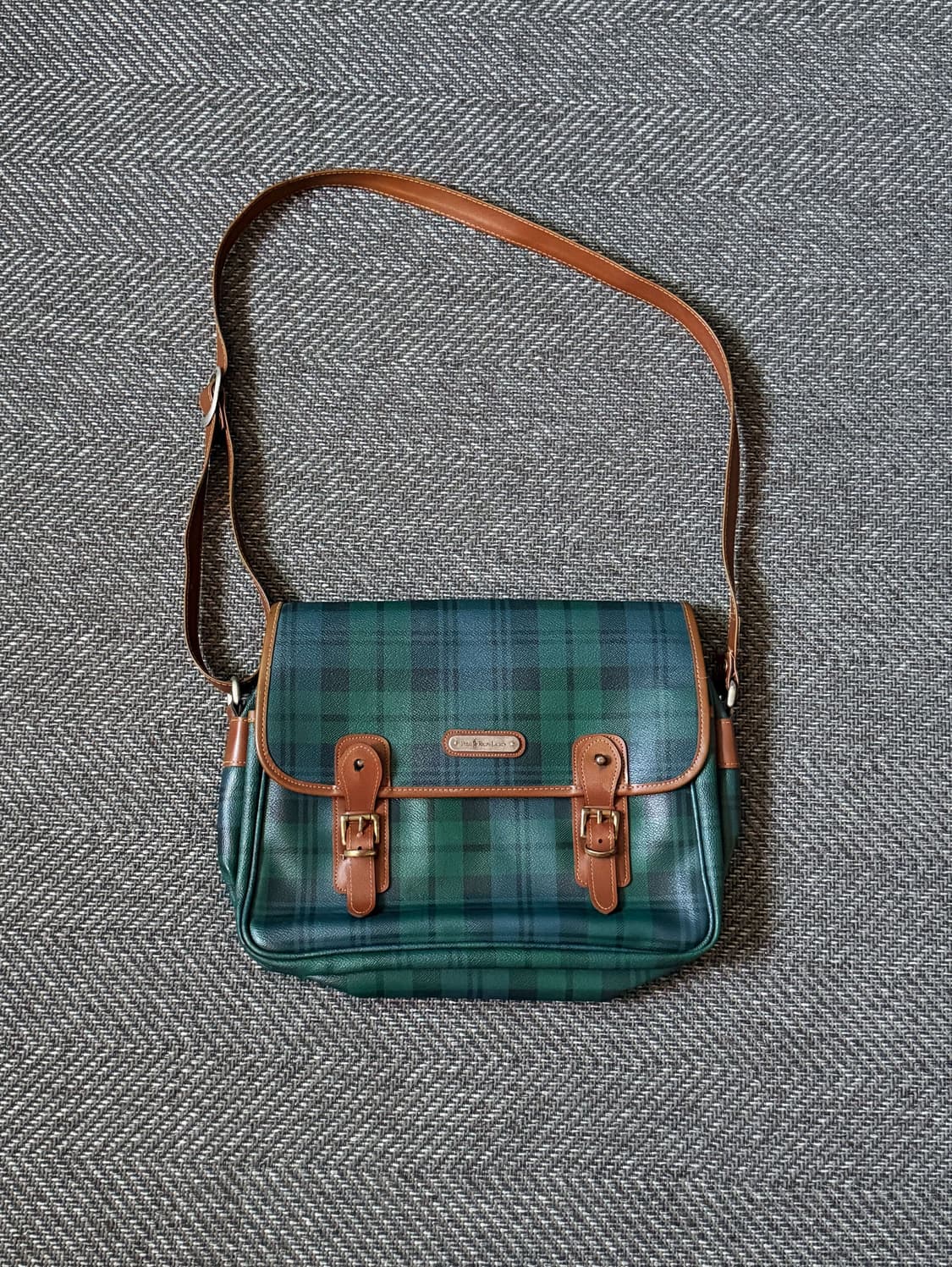 폴로 랄프로렌 블랙와치 메신저 숄더백 상품이미지1