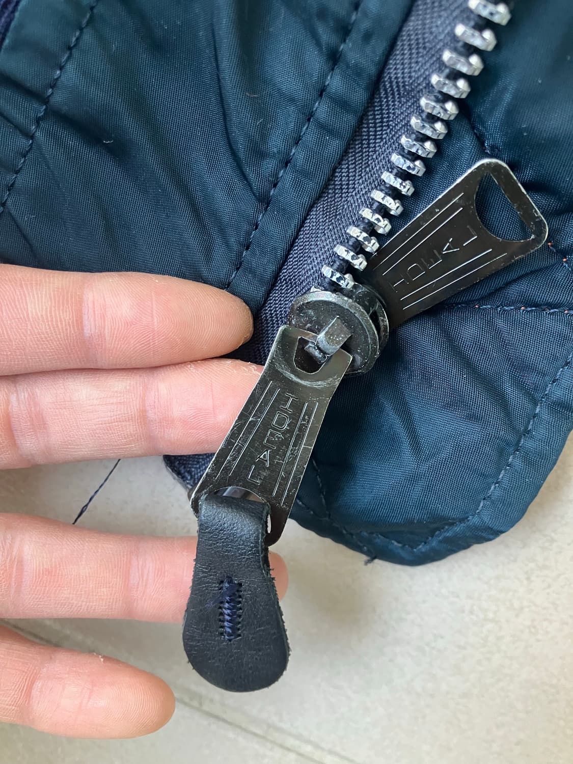 80s usaf alpha ma-1 flight jacket navy 상품이미지5