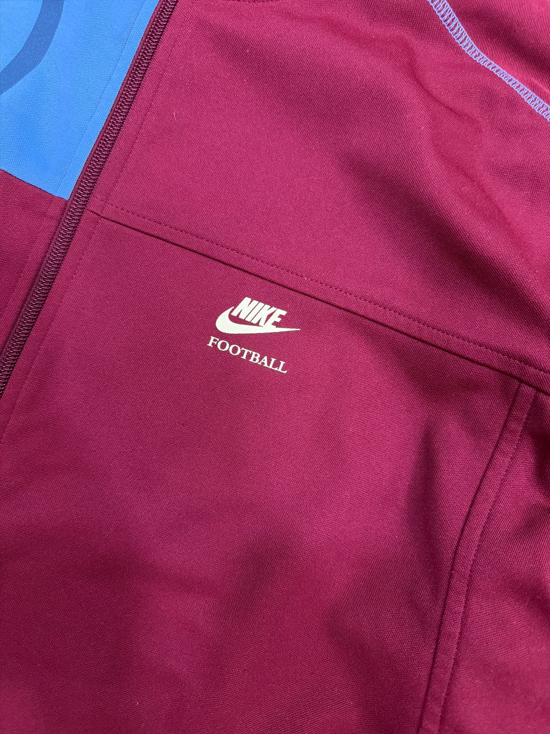 나이키 올드스쿨 메트로폴리탄 풋볼져지 트랙탑 버건디 XXL 상품이미지4