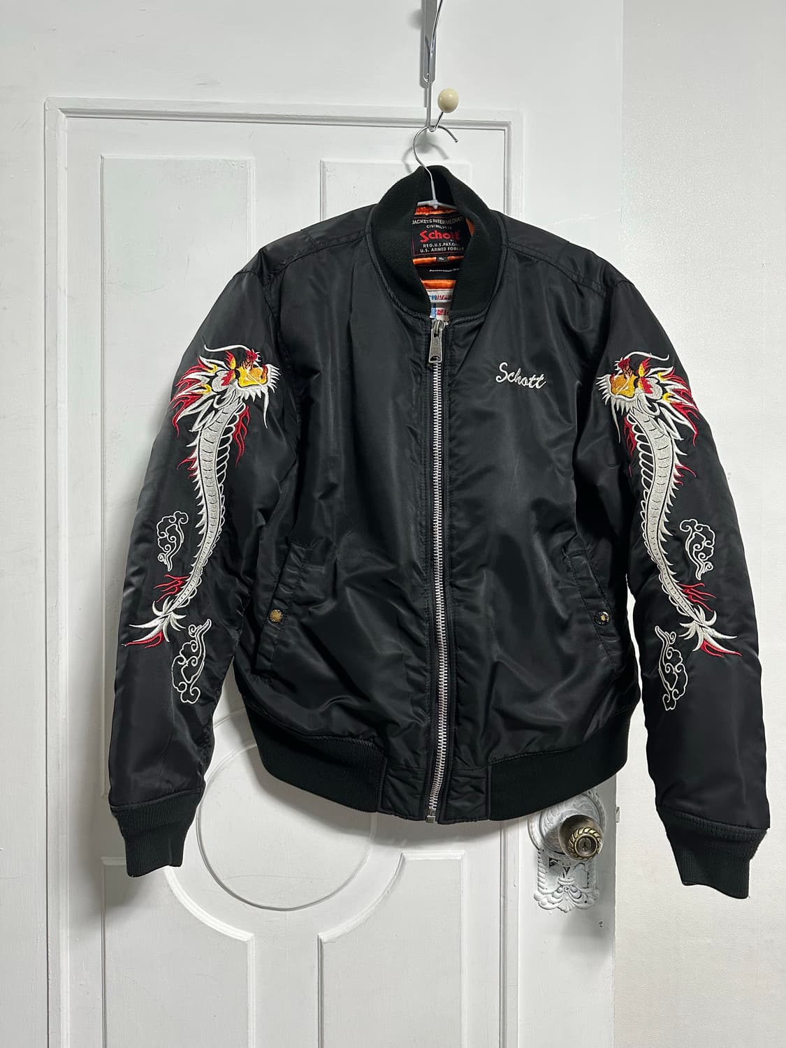 스콧 앤더슨벨 드래곤 자수 MA-1 상품이미지1