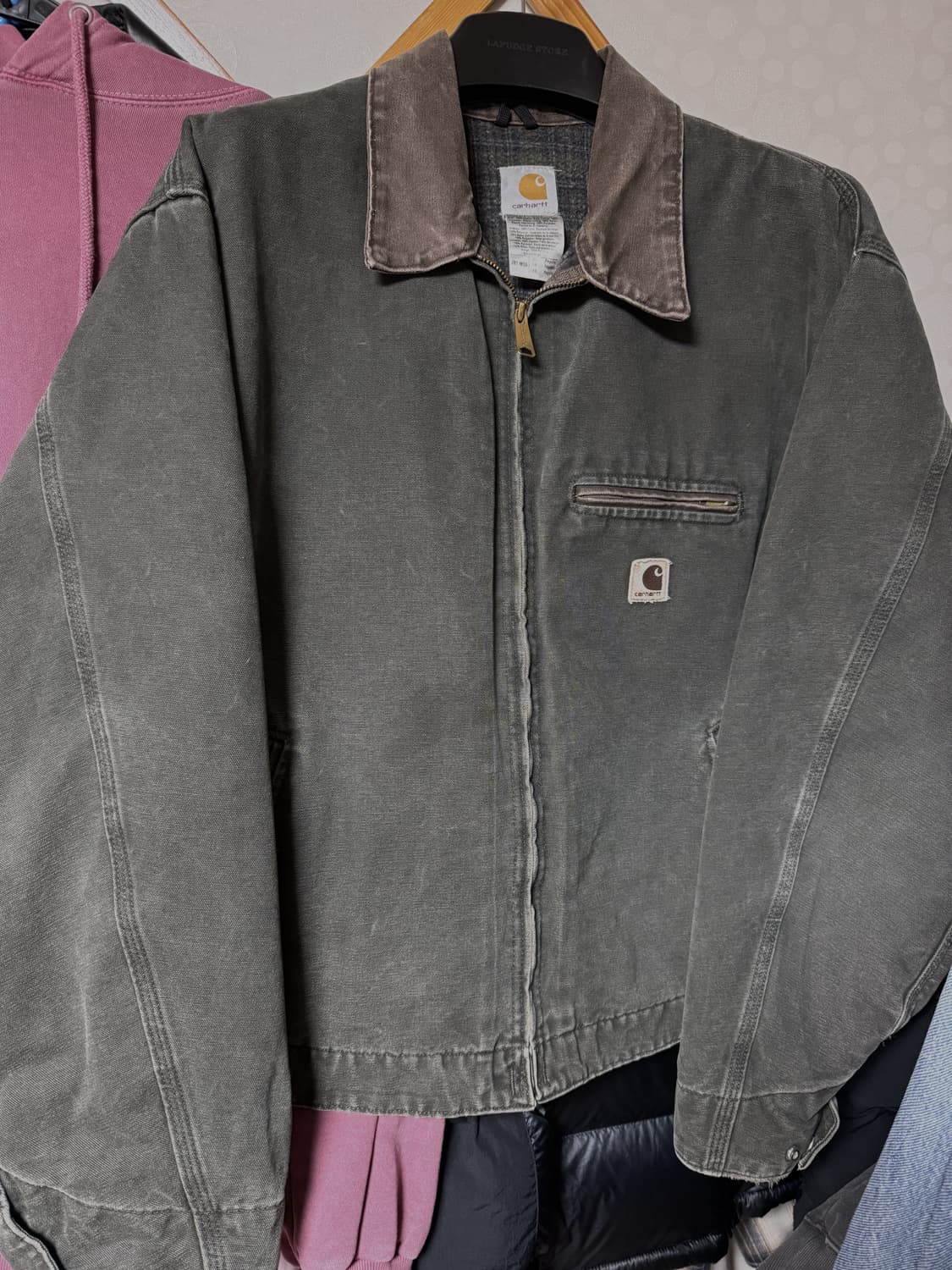 칼하트 디트로이트 자켓 j97 mos 모스 상품이미지2