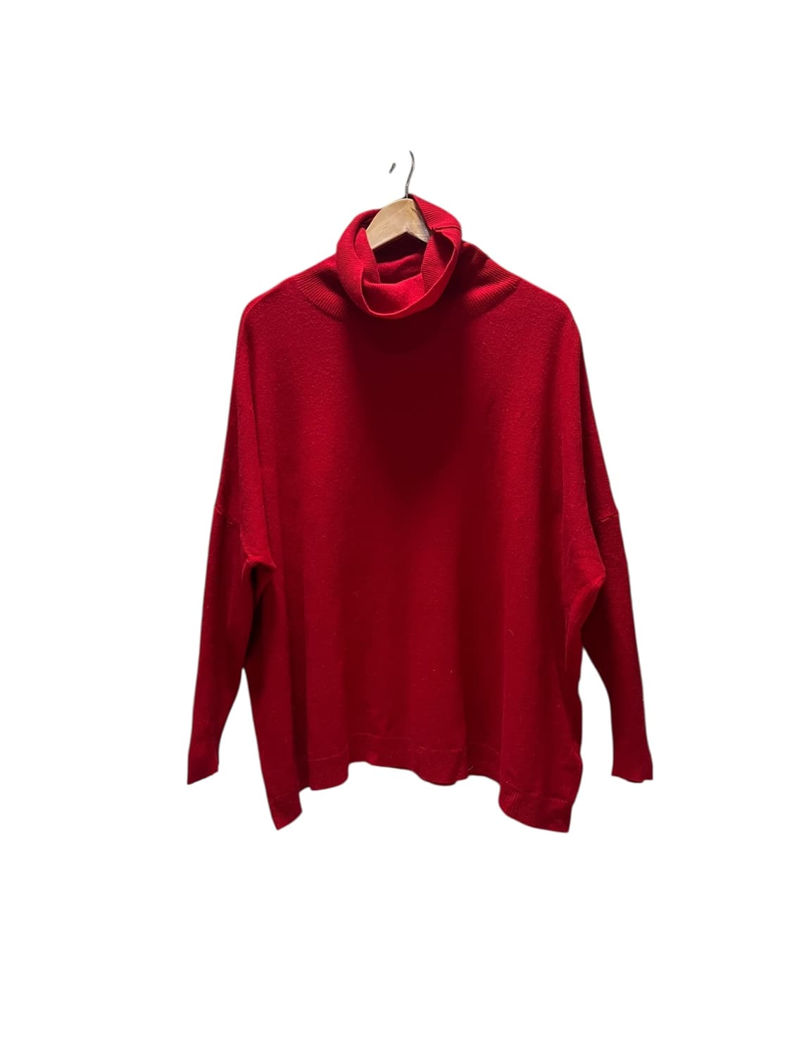 DKNY 레드 터틀넥 니트 P/S (울캐시미어) 상품이미지1