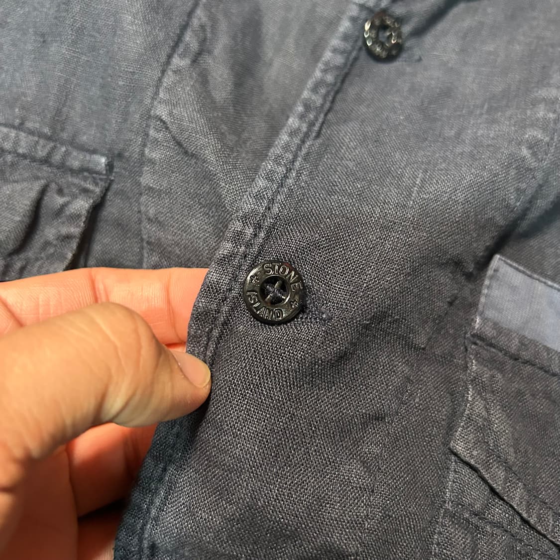 [L] 16ss 스톤아일랜드 가먼트 다잉 린넨 셔츠 상품이미지5