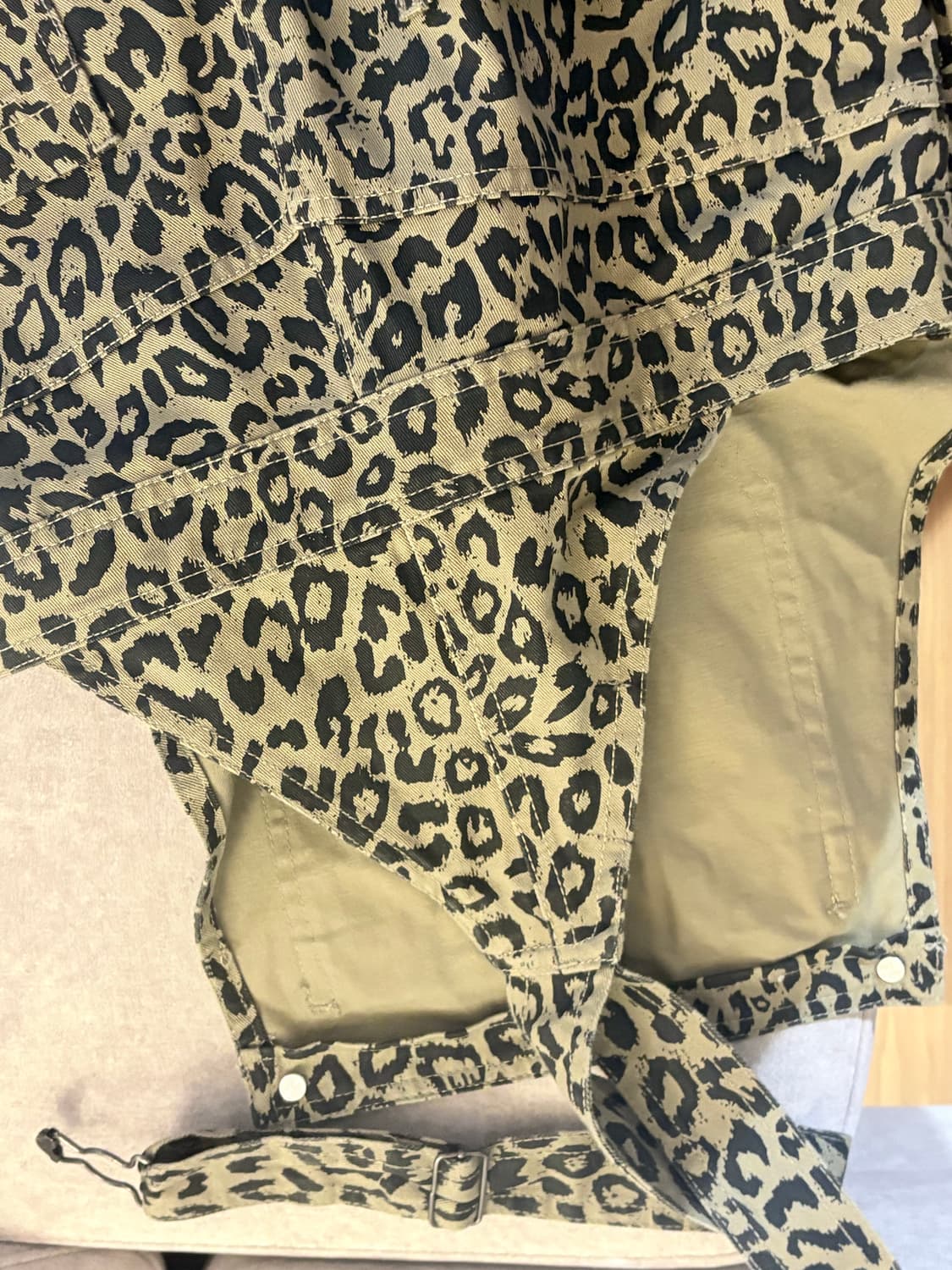 obey 오베이 호피 오버롤 멜빵 상품이미지4