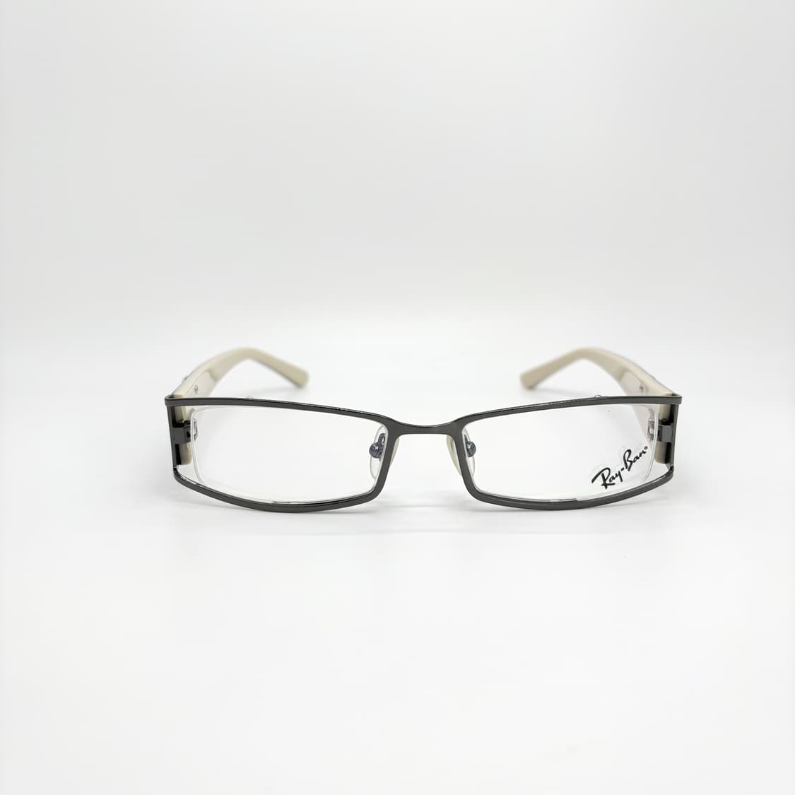 RAYBAN 레이벤 실버 슬림스퀘어 안경 상품이미지3