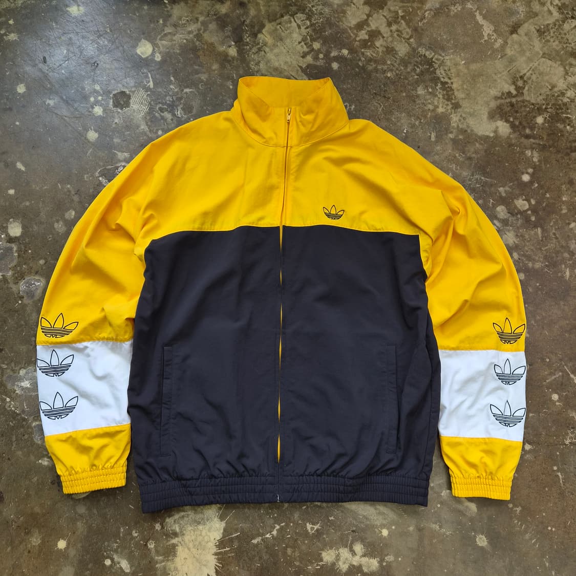 S) 아디다스 컬러블록 바람막이 방풍자켓 상품이미지1