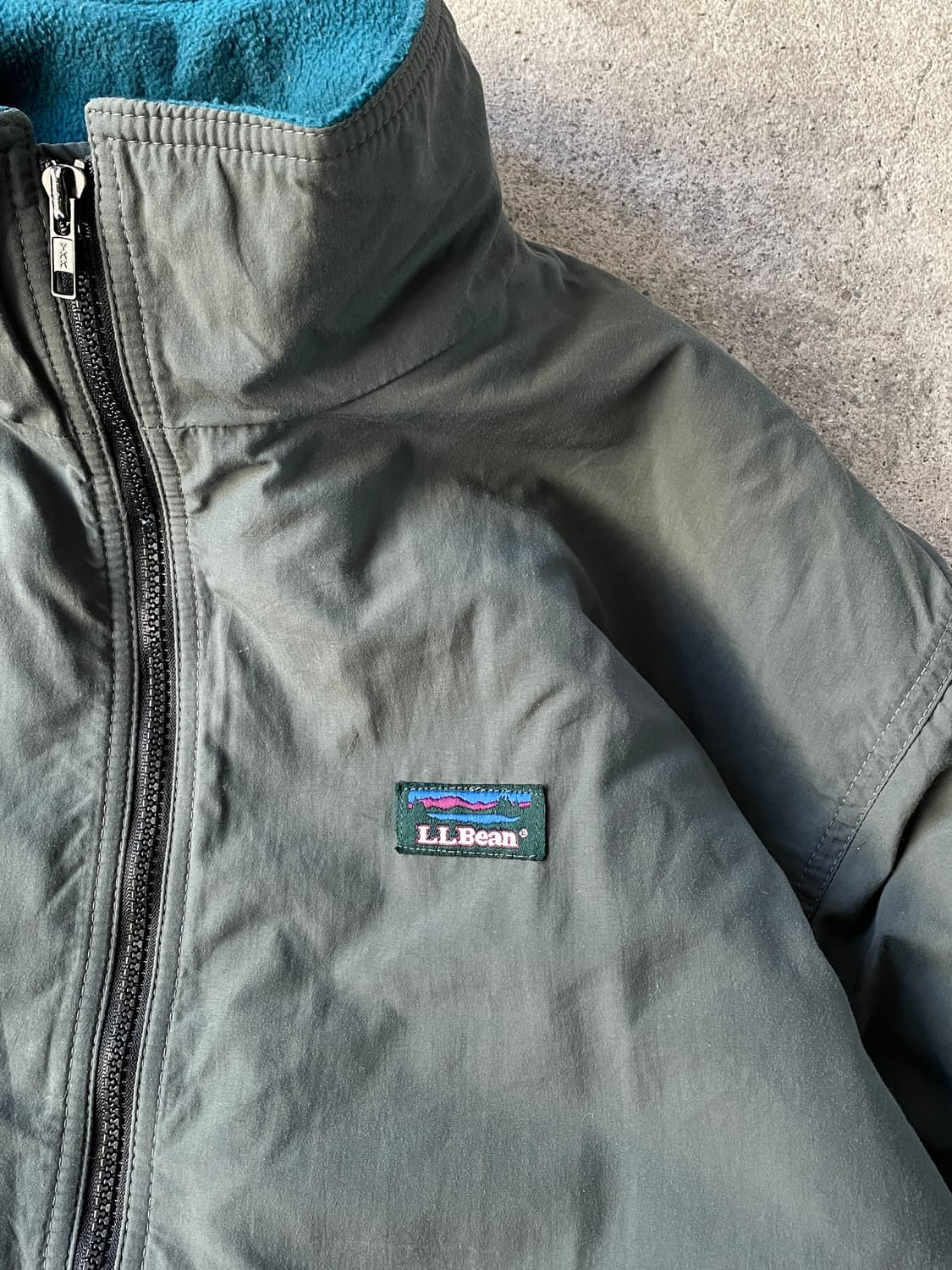 80-90s L.L. bean Warm-up Jacket charcoal 상품이미지6